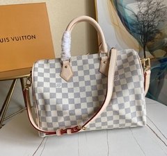 Speedy 30 Damier azur couro legítimo Louis V. na internet