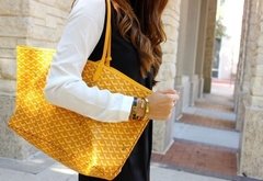 Bolsa Goyard St Goyardine couro legítimo Premium