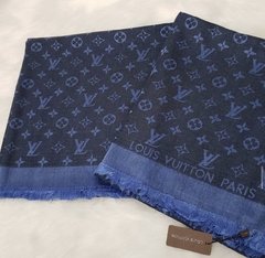 Pashmina Louis V. azul marinho