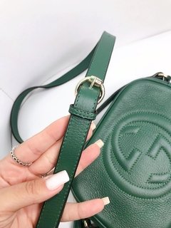 Bolsa GG Soho couro legítimo verde militar na internet