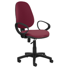 Silla de escritorio ergonómica color bordo tienda de sillas