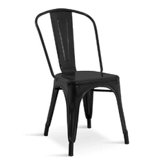 silla tolix negro mate