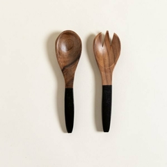 Set Cuchara y Tenedor - ACACIA MANILA BLACK - 25,5 cm - - comprar online