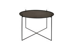 Mesa de Centro - CIRCULAR - Linea Nórdica - Hierro Negro - Ø 70 cm.