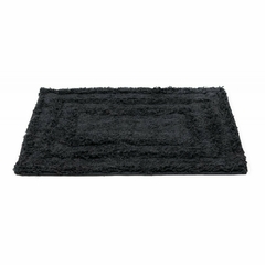 Alfombra de Baño - 40 x 60 - Rectángulos Concéntricos - Negro