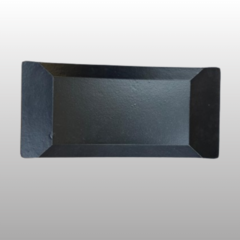 Bandeja de Madera - Rectangular Fina - 27x13cm - Negra - comprar online