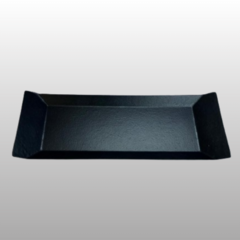 Bandeja de Madera - Rectangular Fina - 30x11cm - Negra - comprar online