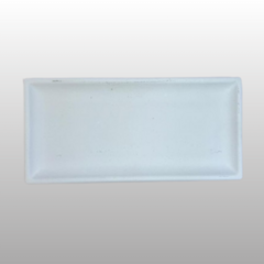 Bandeja de Madera - Rectangular - 28x14cm - Blanca