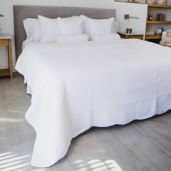 Acolchado bedspread BARREL - Queen - BLANCO