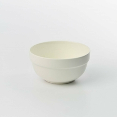 Bowl con guarda- Ceramica Blanca-12.9 x 6.2 cm