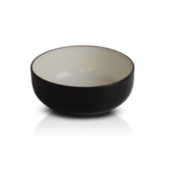 Bowls - Blanco/Negro Satinado - 15 cm. - Set x 6 unidades - comprar online