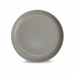 Plato Playo - Gris Claro Satinado - 27 cm. - Set x 6 unidades