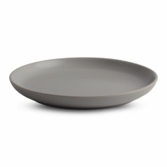 Plato Postre - Gris Claro Satinado - 21 cm. - Set x 6 unidades