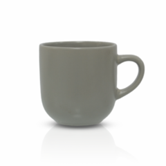 Jarro Mug - Cerámica - Gris Claro Satinado - 440 ml.