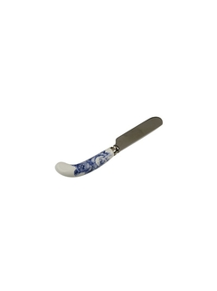 Cuchillo Untador - Mango de porcelana blanca con detalle Flor Azul en internet