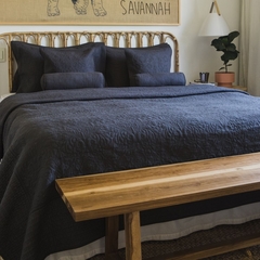 Acolchado Bedspread CALABRIA - Gris Oscuro