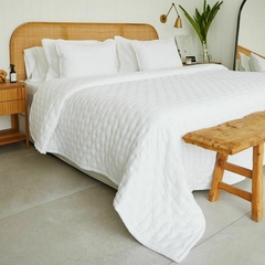 Acolchado Bedspread BASIC - BLANCO - King