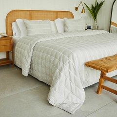 Acolchado Bedspread NEW BASIC STRIPE - BEIGE