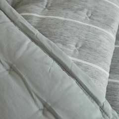 Acolchado Bedspread NEW BASIC STRIPE - GRIS