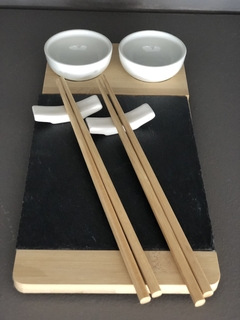 Set de Sushi x 2 - Bamboo 30x14x4 - Karmela Deco