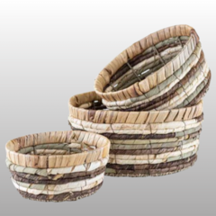 Canasto de Rattan - Redondo - comprar online