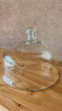 Campana de Cristal - 28 cm diámetro x 20 cm alto total