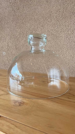 Campana de Cristal - 24 cm diámetro x 20 cm alto total