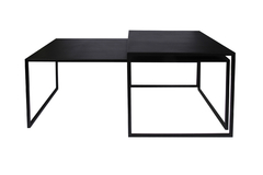 Mesa de Centro - Set x 2 mesas - MAMUSHKA - Linea Nórdica - Hierro Negro - comprar online