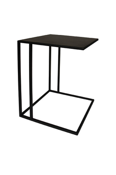 Mesa de Arrime Sofá - 45x40x62cm. - Linea Nórdica - Hierro Negro