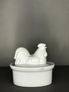 Mantequera de cerámica - Gallo