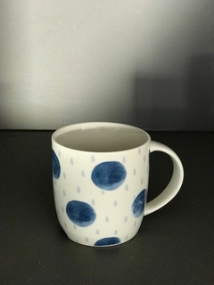 Jarro Mug - Círculos - Blanco y Azul - Varios diseños - tienda online