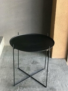 Mesa de Centro - CIRCULAR - Linea Nórdica - Hierro Negro - Ø 50 cm. - comprar online