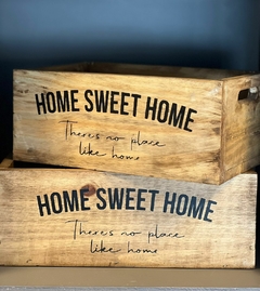 Caja organizadora rectangular - HOME SWEET HOME - Varios tamaños