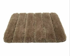 Alfombra de Baño - Antideslizante Rayada - 60x40 - Beige