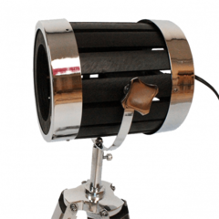 Lámpara de mesa tripode tipo naval negro - comprar online