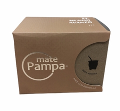 Mate Pampa C/ Bombilla Beige - comprar online