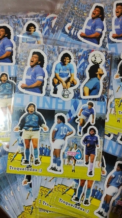 Stickers Autoadhesivos Maradona Napoli