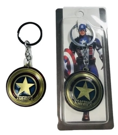 Llavero Metal Escudo Capitán America