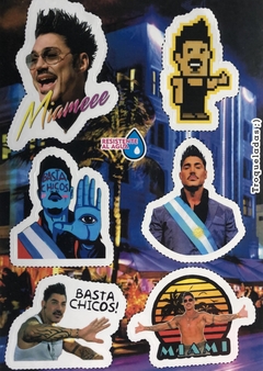 Stickers Autoadhesivos Ricardo Fort