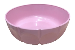 Bowl Facetado Grande Rosa Pastel