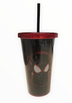 Vaso Cancún C/ Sorbete Hombre Araña Miles Morales Cara