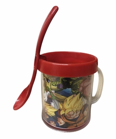 Taza De Plástico C/ Cucharita Dragon Ball Z Nuevo - comprar online