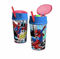 Vaso Portaceralero 400ml C/ Sobete C / Licencia Spiderman