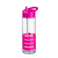 Botella Ring Cristal Fucsia