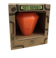 Mate Diamante C/ Luz Led + Bombilla Naranja