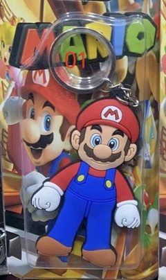 Llavero Importado De Goma Súper Mario