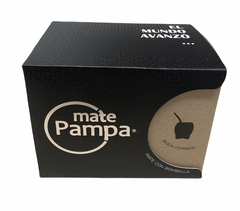 Mate Pampa C/ Bombilla Negro - comprar online