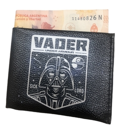 Billetera Eco Cuero Color Darth Vader