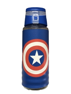 Botella Deportiva Eco Cuero Capitán America