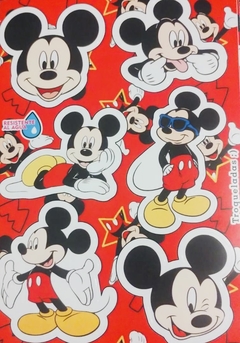 Stickers Autoadhesivos Mickey Rojo